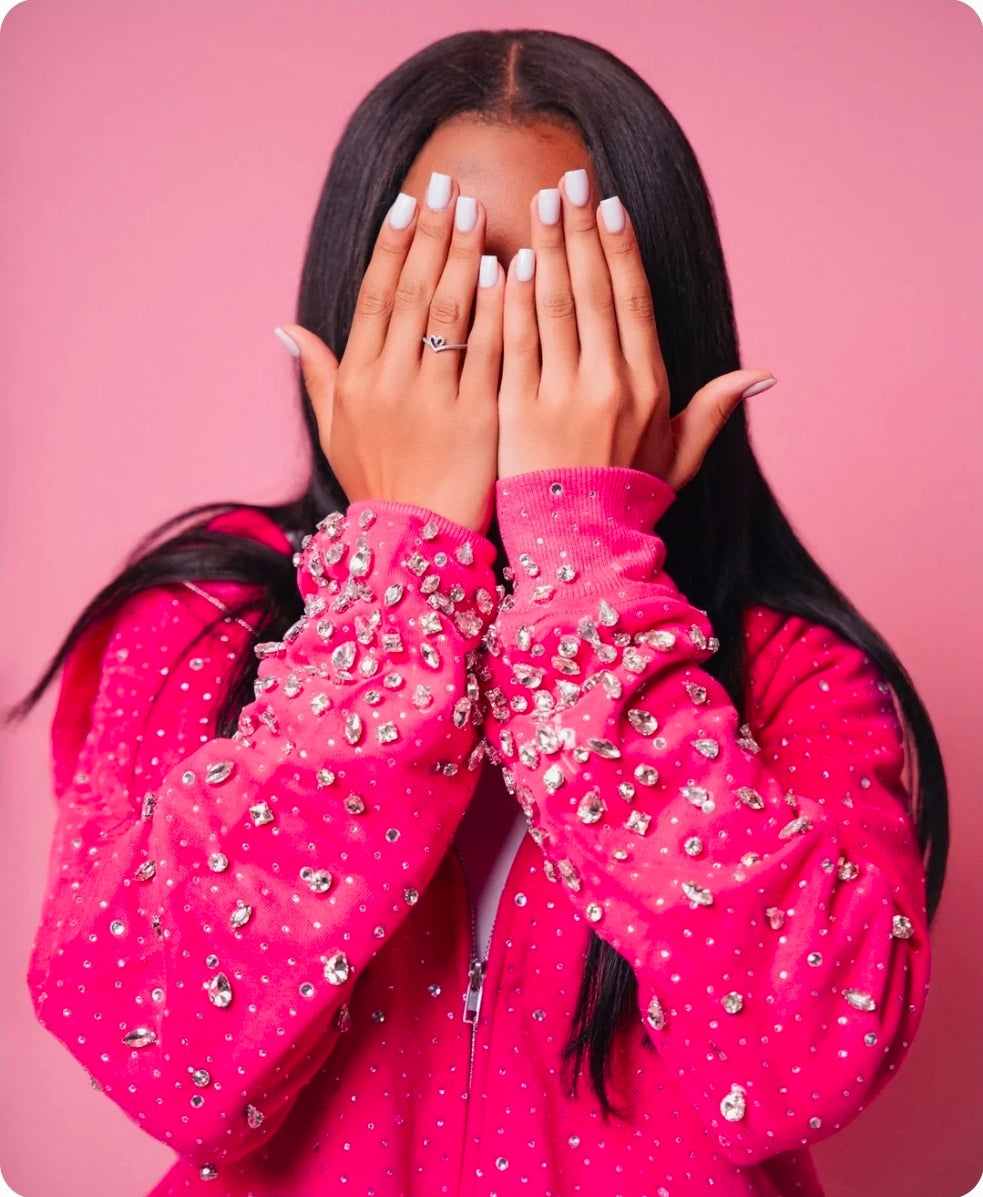 Starburst pink jacket